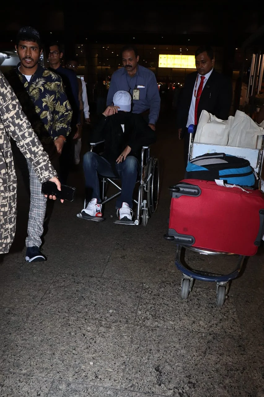 Irrfan Khan returned to India after a surgery in London.