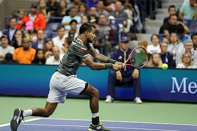 Sumit Nagal. (Xinhua/Li Muzi/IANS)
