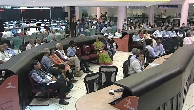 Bengaluru: Scientists at ISRO Centre in Bengaluru on Sep 6, 2019. (Photo: IANS)