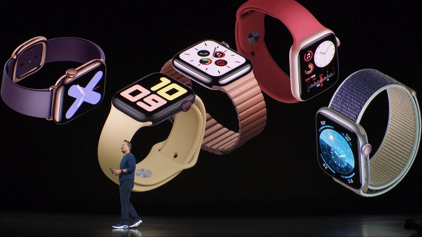 The new Apple Watch Series 5.&nbsp;