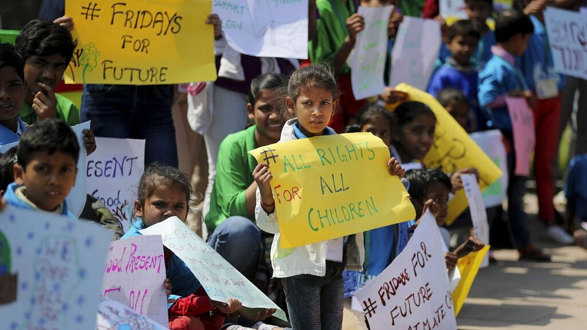 A million students are expected to participate in the Global Climate Strike, held across cities of the world. File photo from a Fridays for Future protest in India.