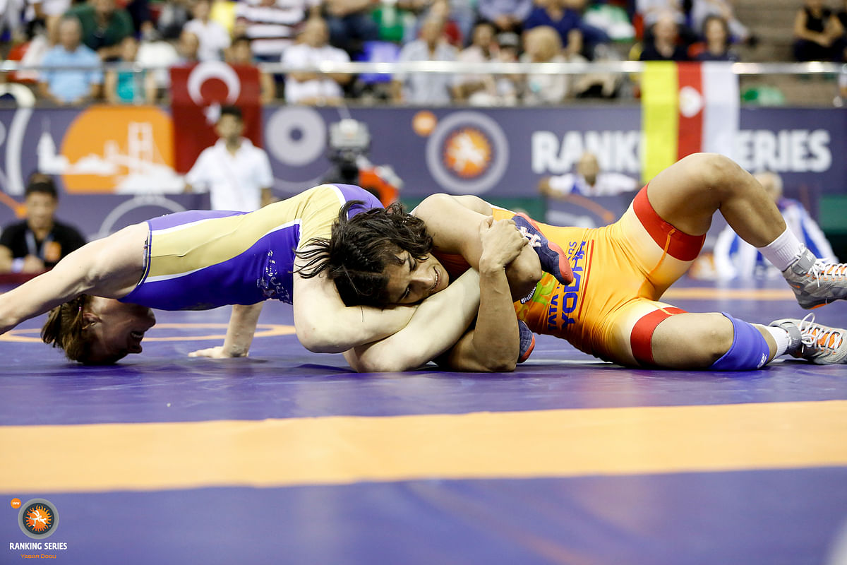Vinesh Phogat was pitted against Olympic bronze medallist Sofia Mattsson in the “toughest possible” draw.