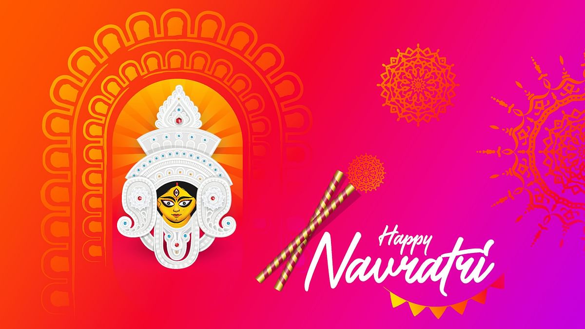 Happy Chaitra Navratri Devi Images, Wallpapers, Posters, WhatsApp Stickers, Gifs