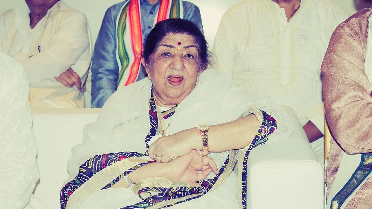 Lata Mangeshkar.