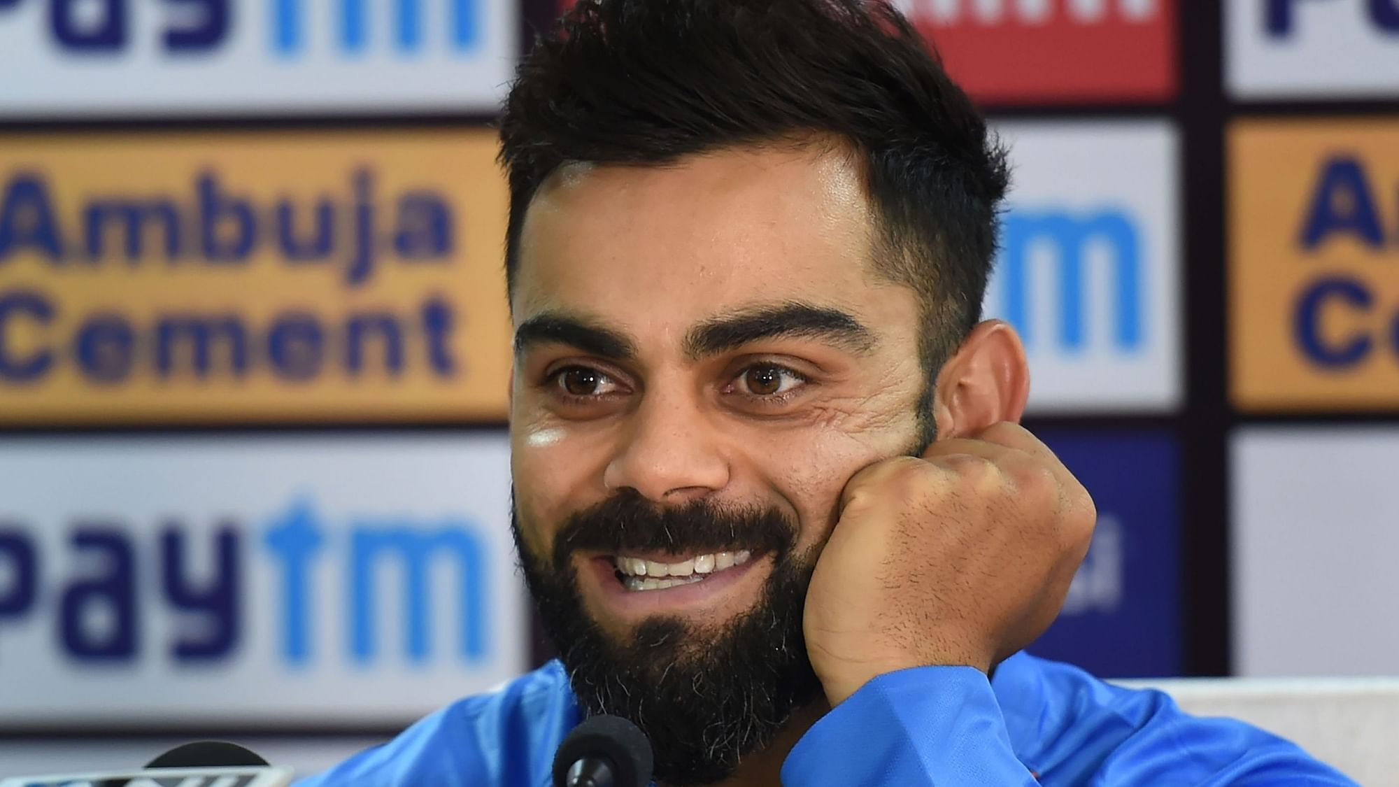 Virat Kohli had tweeted a picture of him sitting on his hunches after beating Australia in 2016 World T20.