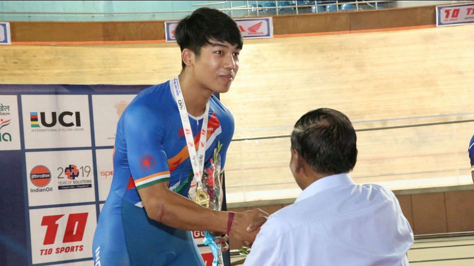 Indian Cyclist Ronaldo Breaks Junior Asian Record