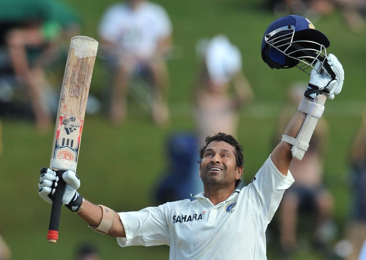 Sachin Tendulkar hit his 50th Test hundred against South Africa at  Centurion in 2010.