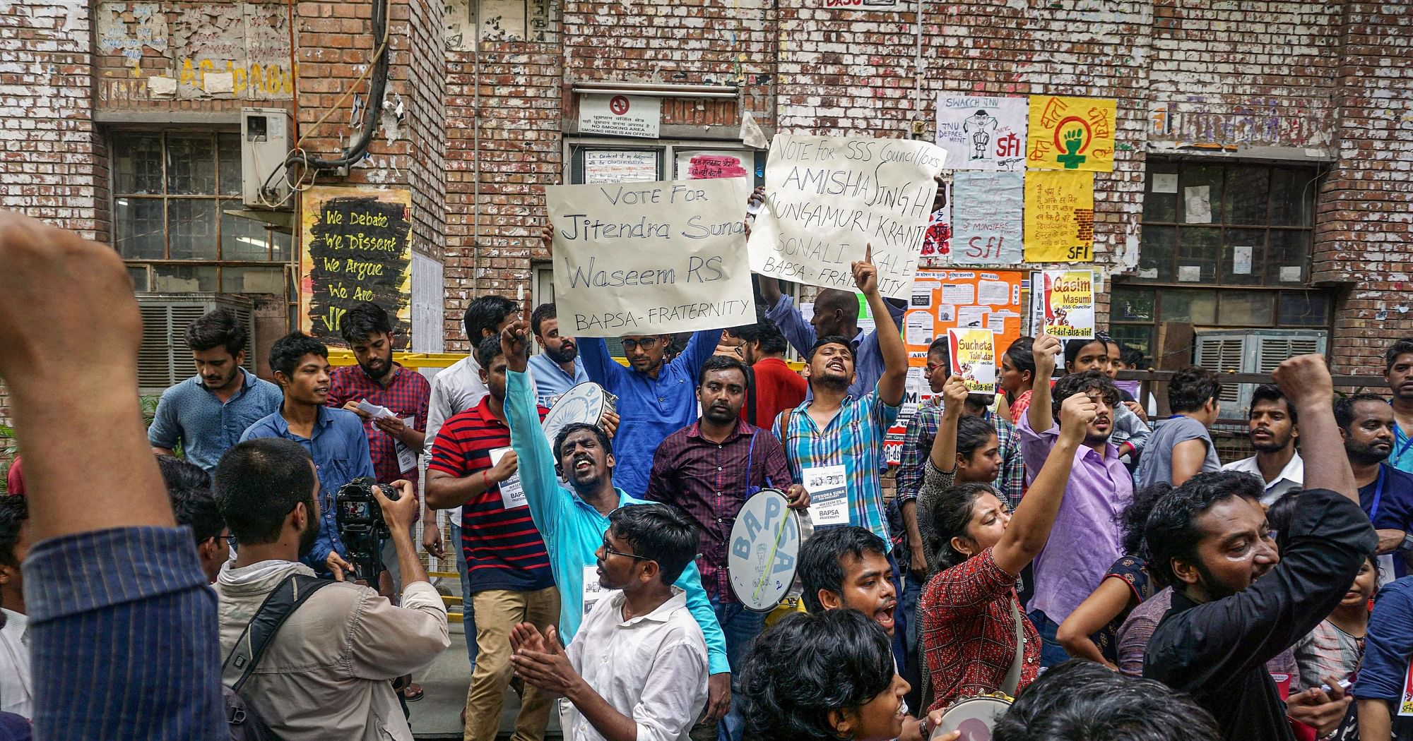 JNU Students’ Union Polls: Amidst Drama, Left Leads On All Seats