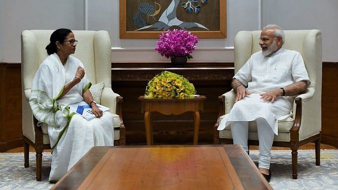 PM Narendra Modi met West Bengal CM Mamata Banerjee on Wednesday, 18 September.&nbsp;