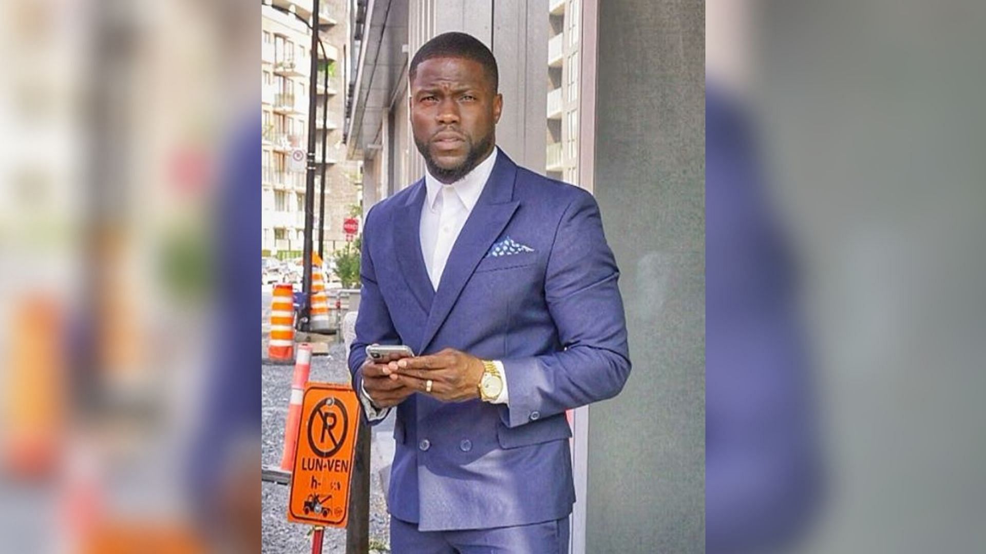 Kevin Hart met with an accident in LA.