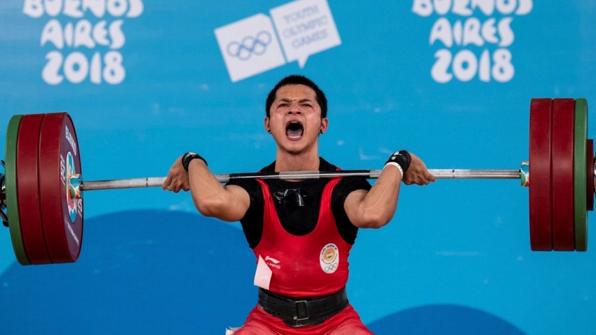 The 16-year-old lifted 296kg (136kg+163kg) in the men’s 67kg group B event.