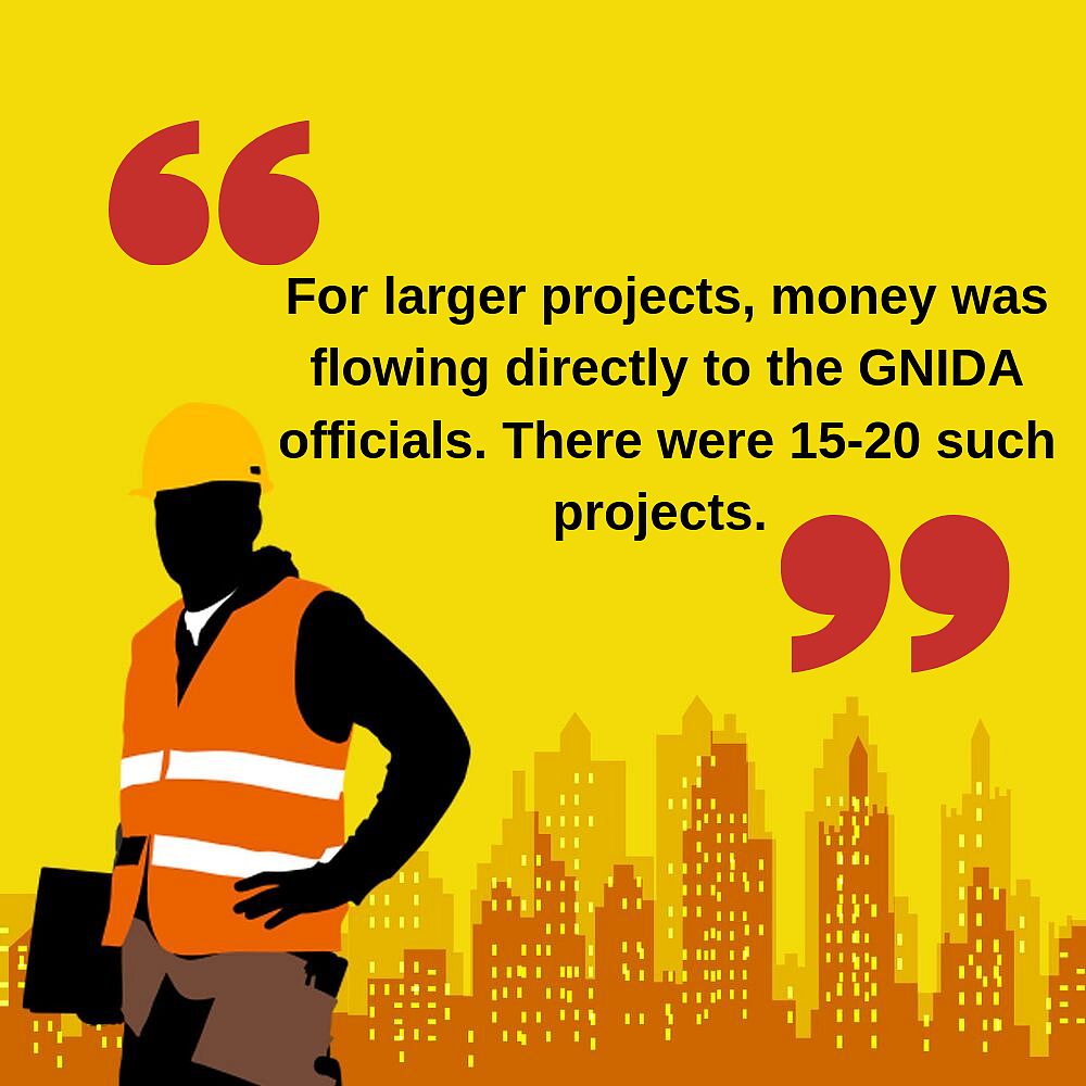 A local builder has admitted that bribes were paid for construction in Shahberi.