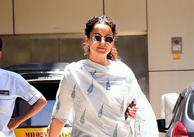 Mumbai: Actress Kangana Ranaut seen at Bandra in Mumbai, on Aug 28, 2019. (Photo: IANS)
