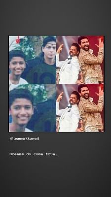 It seems like working with superstar Shah Rukh Khan is on the to-do list of Vicky Kaushal, who is BollywoodÃƒÂ¢Ã‚Â€Ã‚Â™s latest star. The 31-year-old actor has shared a throwback photo of his childhood days on his Instagram story, where he can be seen posing with Shah Rukh. The picture seems to be clicked on the set of SRKÃƒÂ¢Ã‚Â€Ã‚Â™s 2001 historical drama ÃƒÂ¢Ã‚Â€Ã‚ÂœAsokaÃƒÂ¢Ã‚Â€Ã‚Â�.