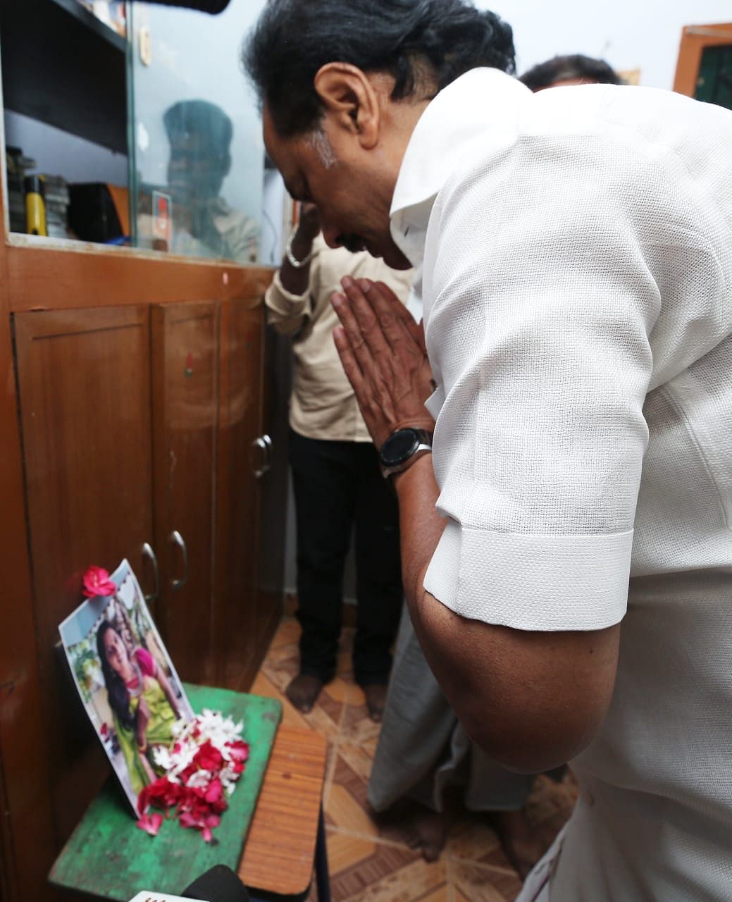 Stalin’s visit comes two day after MNM Chief Kamal Haasan met the grieving family. 