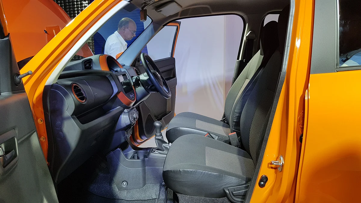 The front seats of the S-Presso are fairly spacious. 