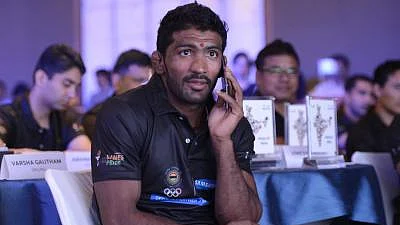 Former Indian wrestler Yogeshwar Dutt. 