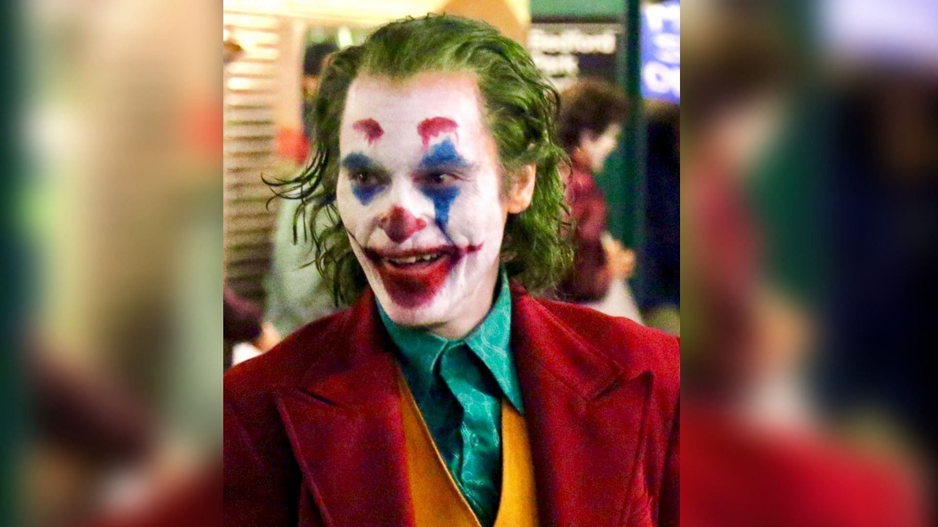 Joaquin Phoenix in a still from <i>Joker</i>.