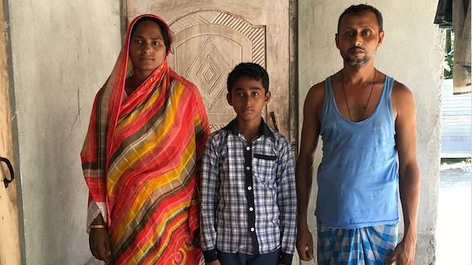 Muzamil is a class 5 student, who has been excluded from the final draft of the NRC in Assam, while his whole family is included in the list.