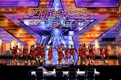 The Mumbai-based dance group V Unbeatable.