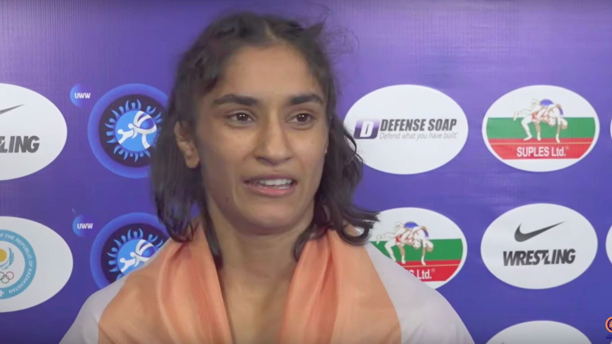 Vinesh Phogat said her World Championship bronze is her career’s biggest medal to date.