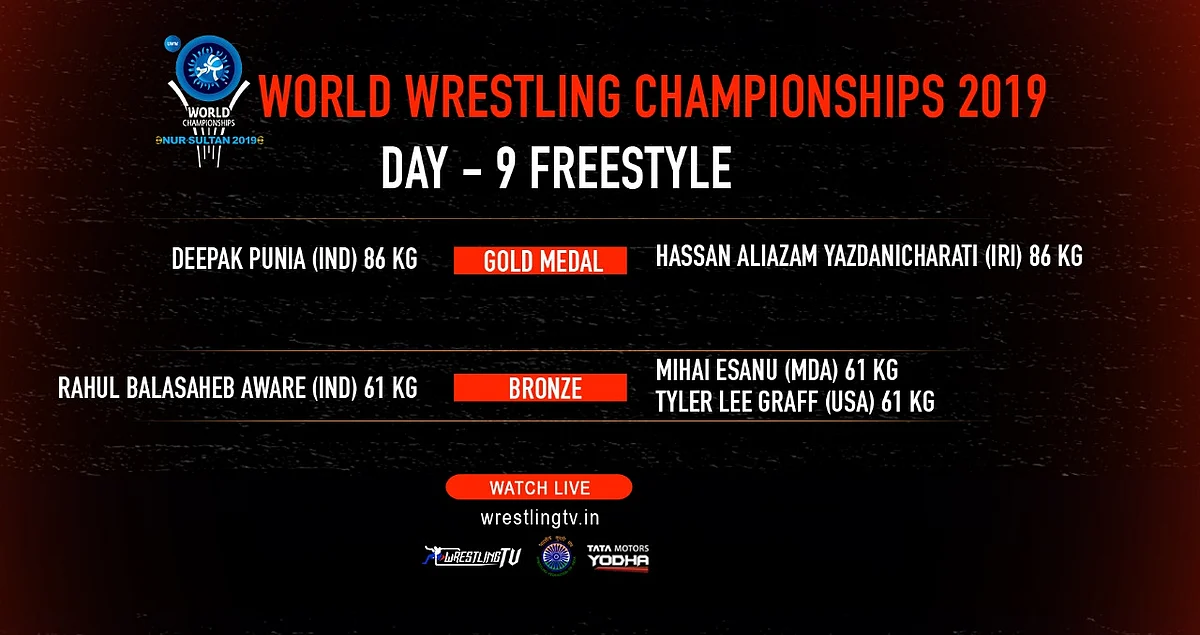 World Wrestling C’ships: Deepak in Final, Rahul Eyeing Bronze