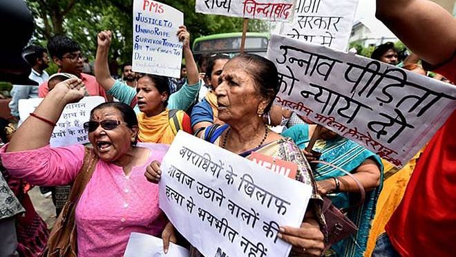 Unnao rape case had triggered nation-wide protests. (Image used for representational purposes).&nbsp;