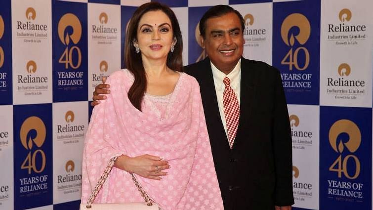 Mukesh and Nita Ambani.