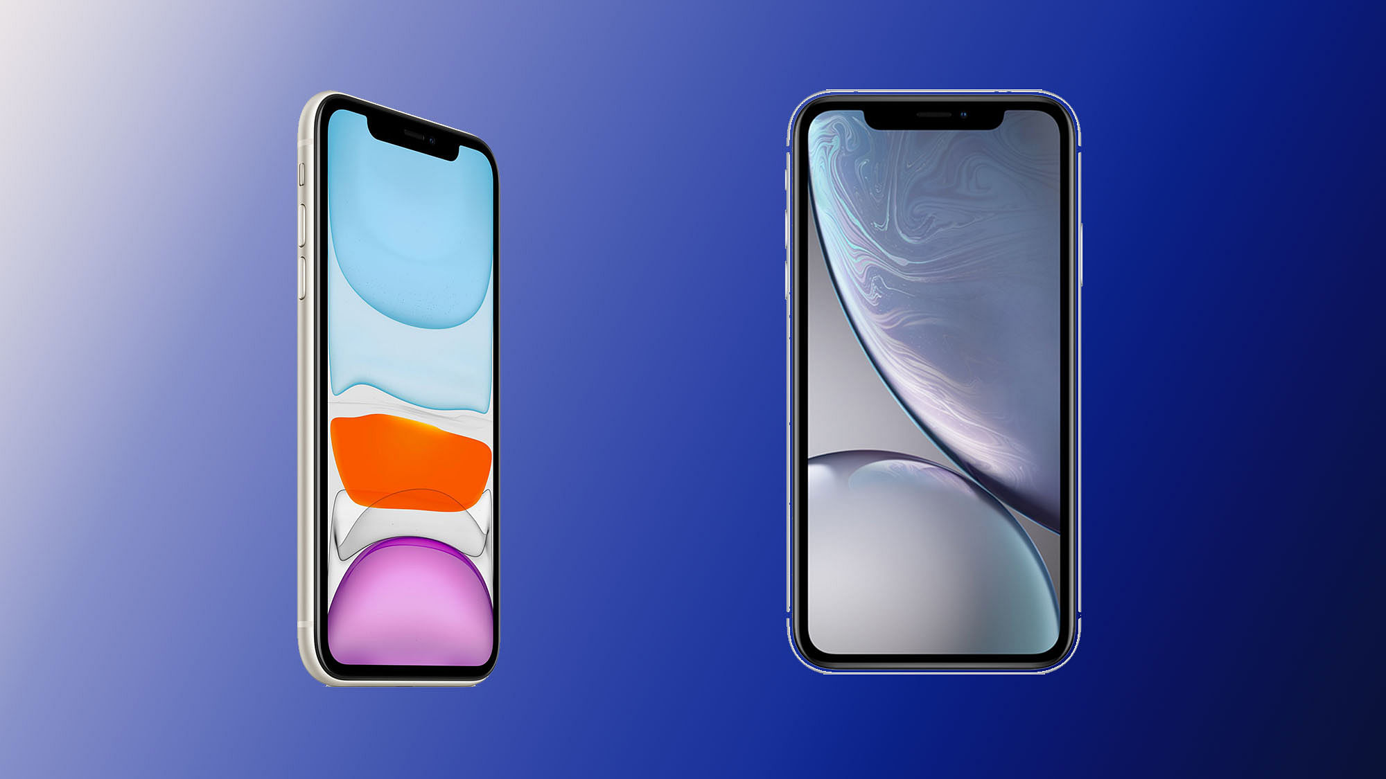 The iPhone 11 (left) and the iPhone XR (right) – both phones’ prices have been reduced after the iPhone 12 was launched, on 13 October.