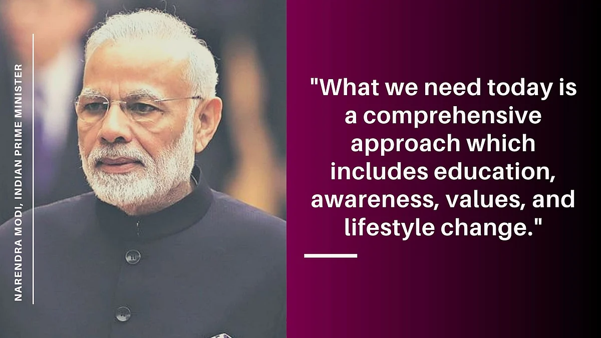 ‘The World Must Act Now,’ Says PM Modi at UN Climate Change Summit