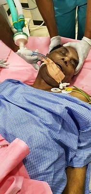 Hyderabad: Former Andhra Pradesh Assembly Speaker Kodela Siva Prasada Rao who committed suicide at his residence, at Basvatarakam Indo-American Cancer Hospital, where doctors declared him dead on arrival, in Hyderabad on Sep 16, 2019. The senior TDP leader was found lying unconscious at his posh Banjara Hills residence at around 11 a.m. by family members. The police has registered a case of death under suspicious circumstances and launched investigations. (Photo: IANS)
