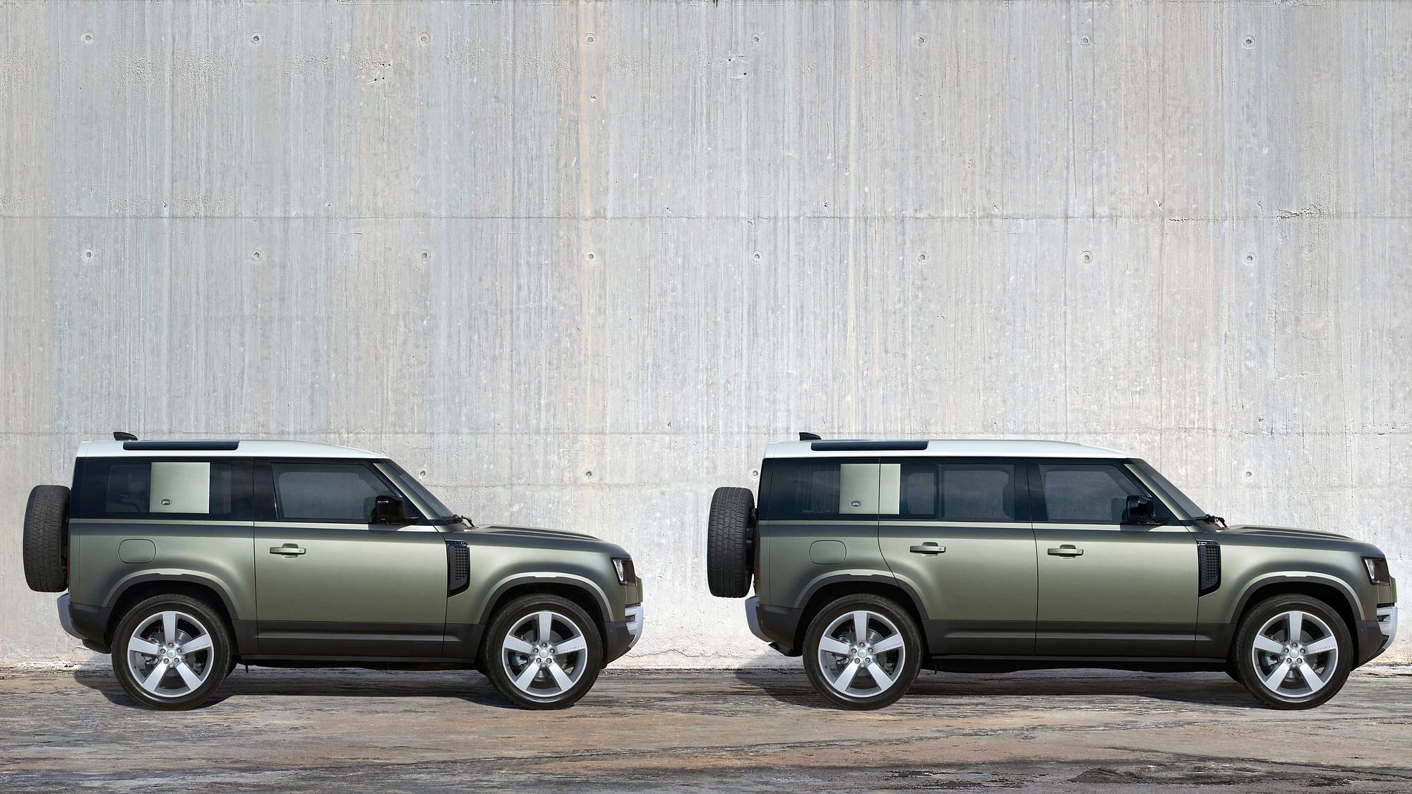 The Land Rover Defender comes in two variants - the 90 (three-door) and 100 (five-door) models.