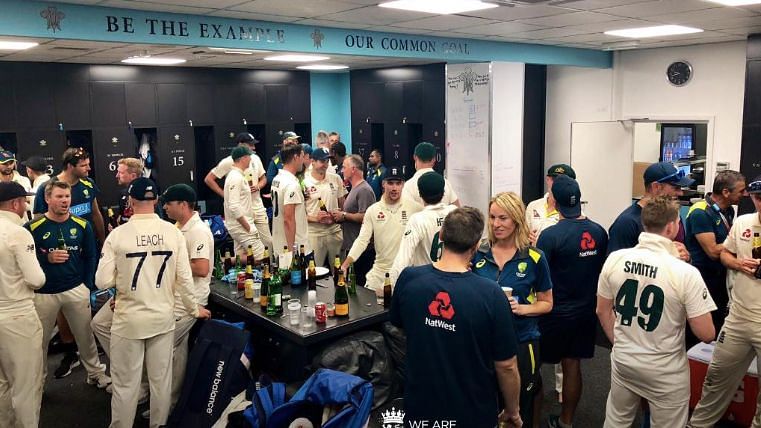 Australia and England cricketers post the conclusion of the 2019 Ashes Test series.
