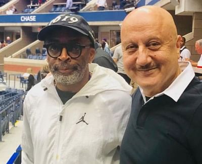 Anupam Kher discusses cinema, tennis with Spike Lee