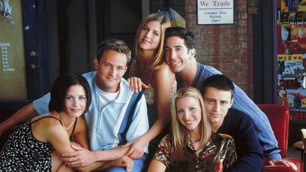 The cast of <i>Friends </i>seen together.