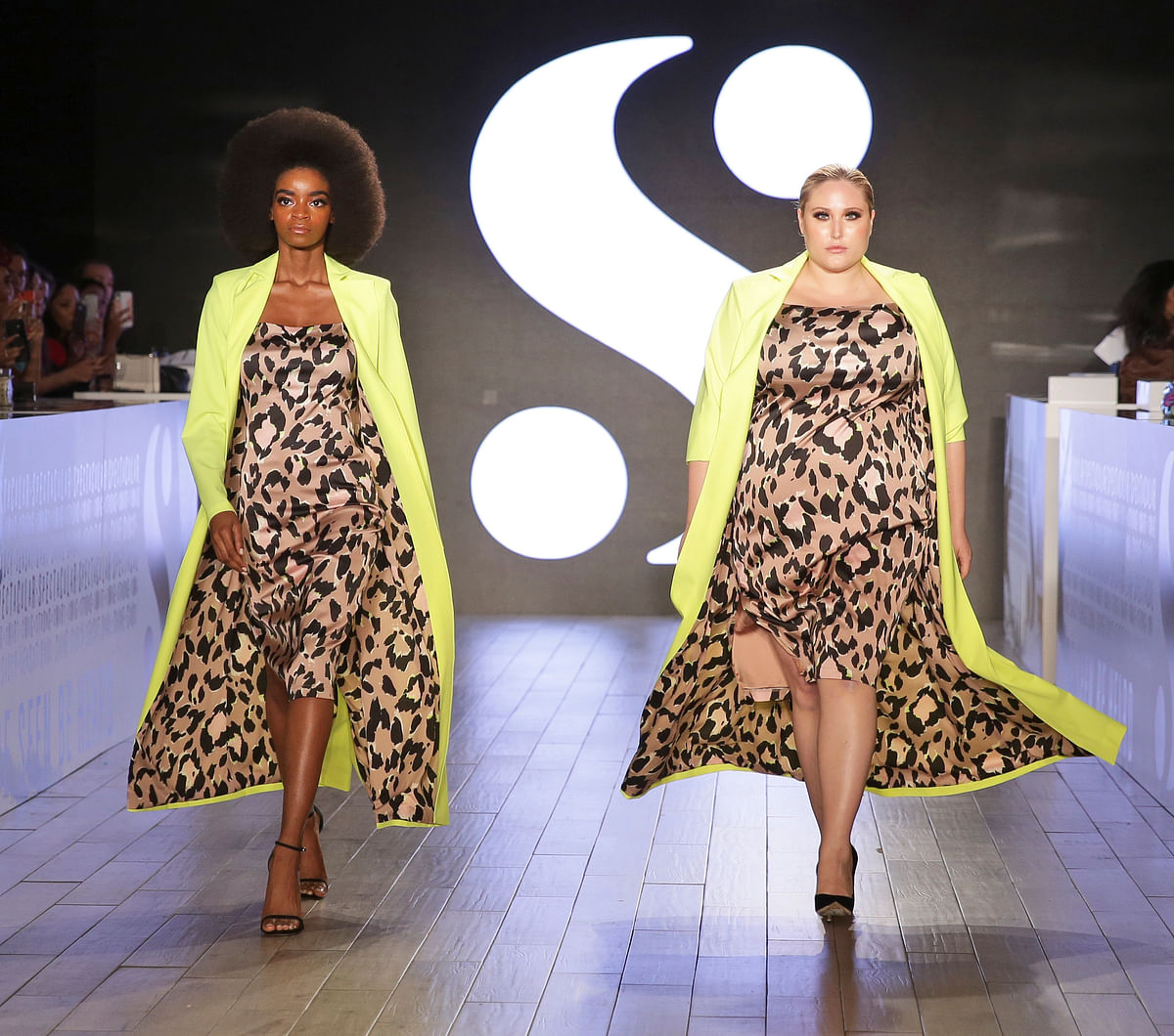 Serena Williams presented the latest collection of her fashion label, S by Serena at the New York Fashion Week.