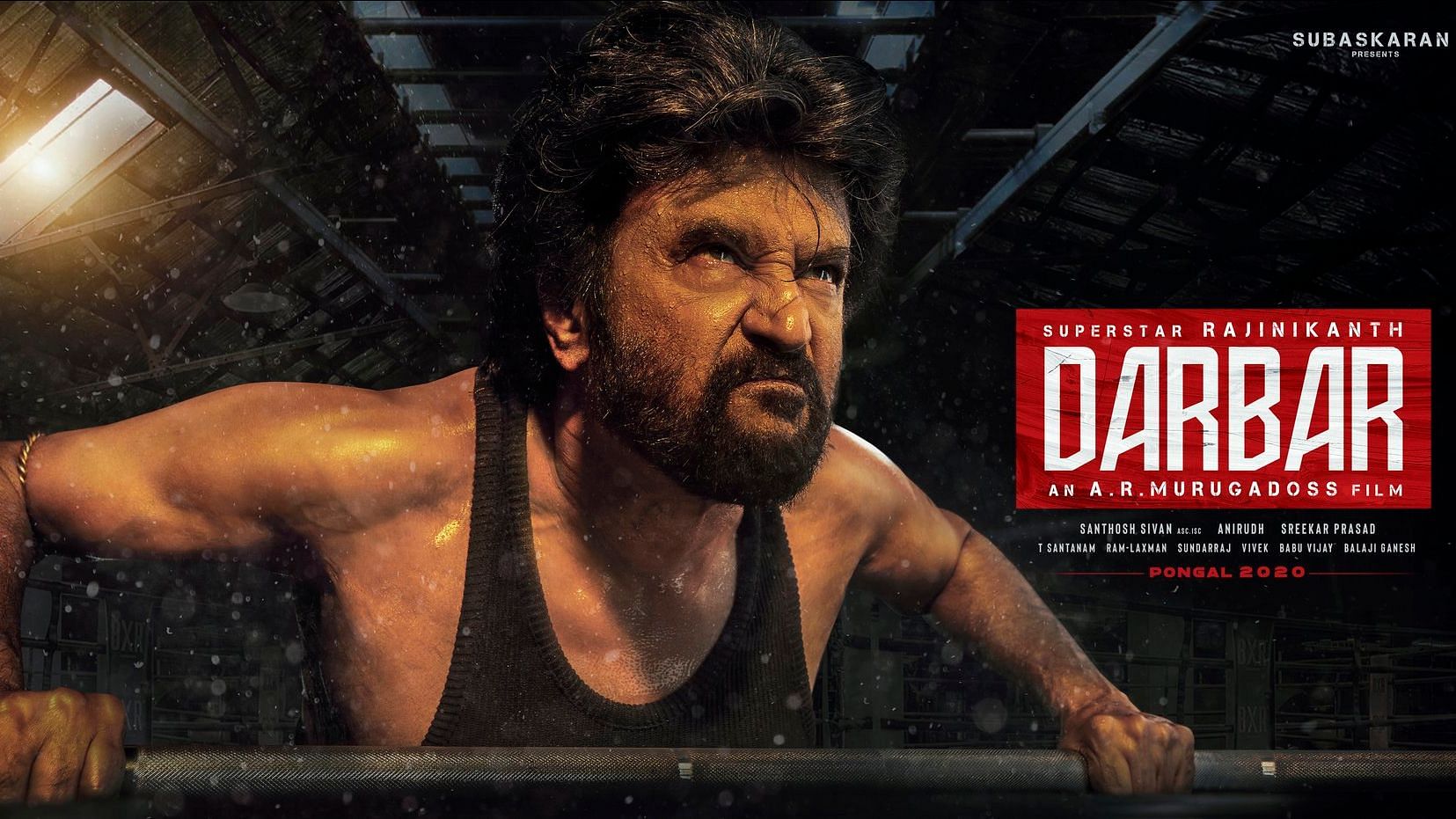 Rajnikanth in a new poster from <i>Darbar</i>