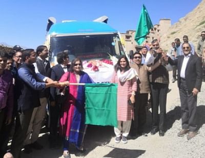 Leh's first Mobile Science Exhibition van flagged off