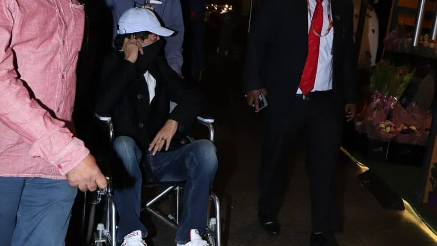 Irrfan Khan was spotted at the Mumbai airport. 