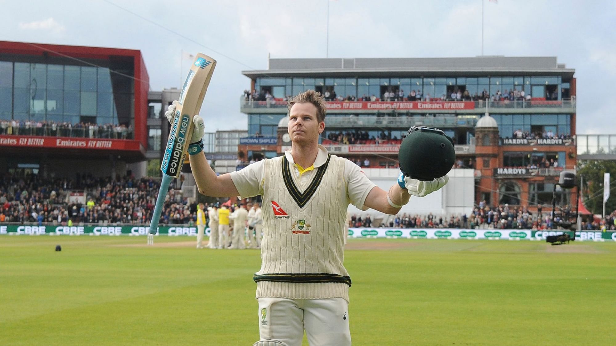 Steve Smith’s 211 was the centrepiece of Australia’s 497/8 declared on the second day of the fourth Test.