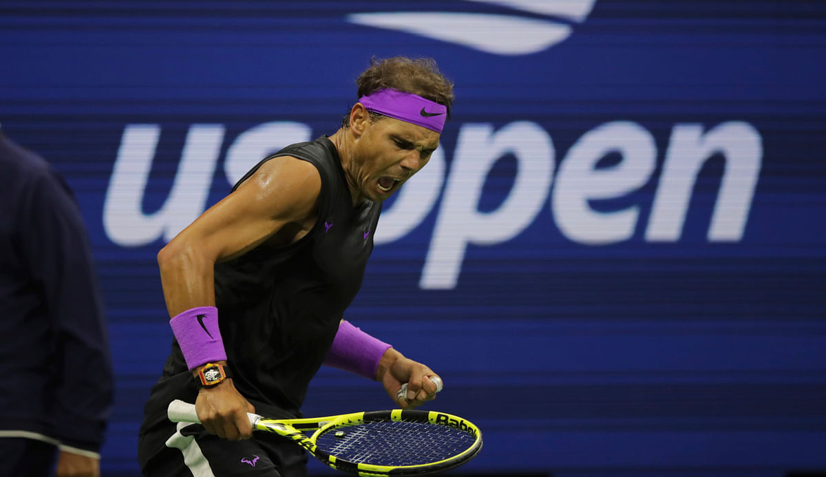 Rafael Nadal has entered the 2019 US Open final after beating Matteo Berrettini 7-6 (6), 6-4, 6-1.