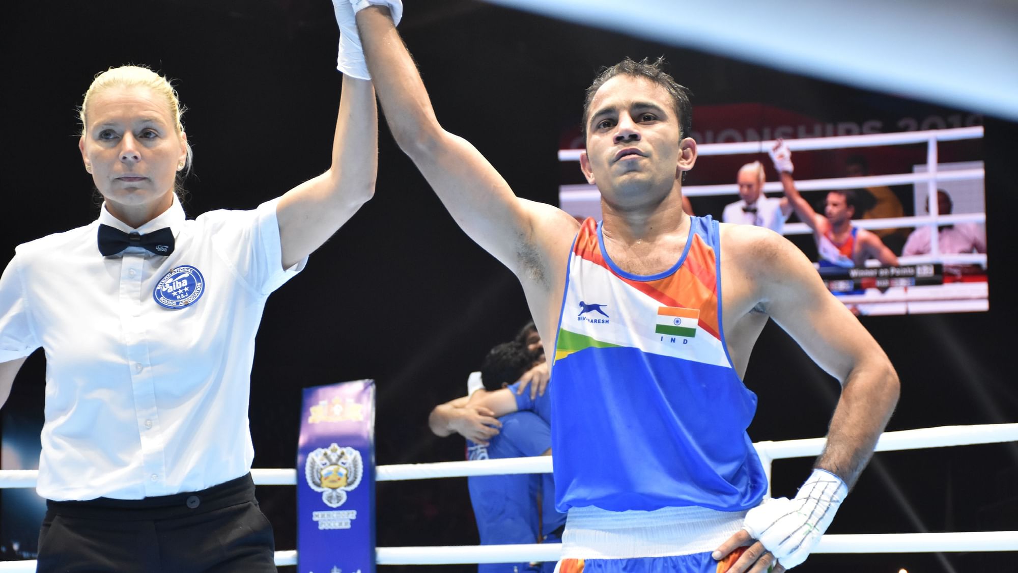 On Saturday, Amit Panghal will take on Uzbekistan’s Shakhobidin Zoirov, the reigning Olympic champion in the final.