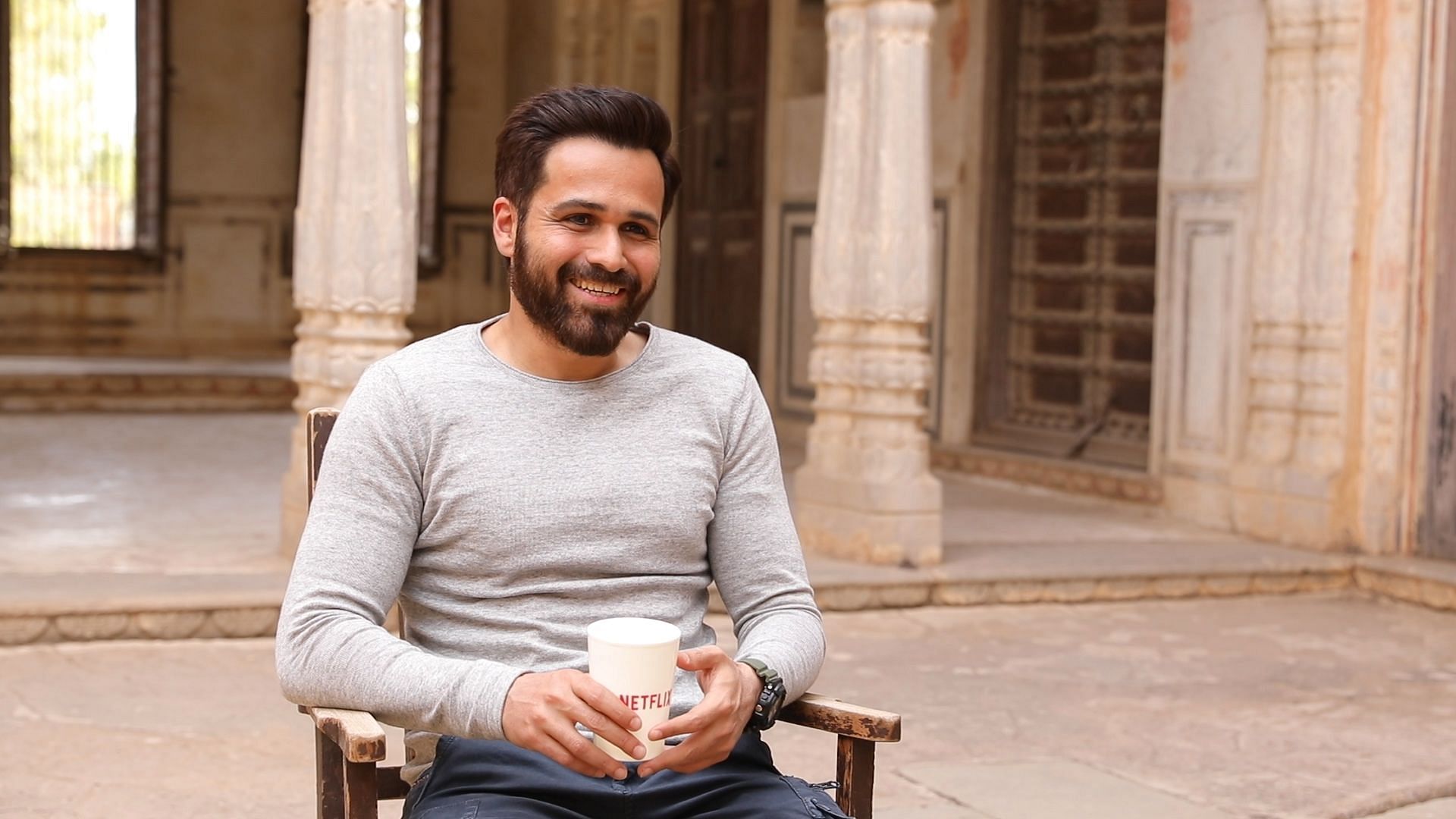 Emraan Hashmi gets candid on the sets of ‘Bard of Blood’.