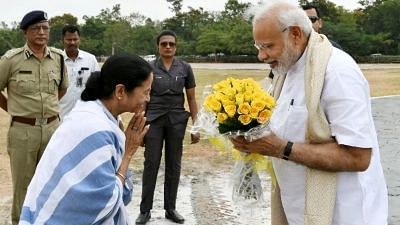 Prime Minister Narendra Modi and West Bengal Chief Minister Mamata Banerjee. Image used for representation.&nbsp;