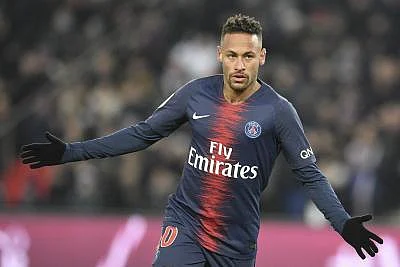 PARIS, Jan. 20, 2019 (Xinhua) -- Neymar Jr of Paris Saint-Germain celebrates his goal during the match of French Ligue 1 2018-2019 season 21st round match between Paris Saint-Germain and Guingamp in Paris, France, on Jan. 19, 2019. Paris Saint-Germain won 9-0 at home. (Xinhua/Jack Chan)/IANS)