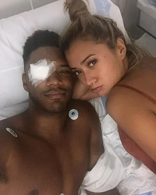 Actor Theo Campbell has lost vision in his right eye after he was hit by champagne cork. Campbell took to Instagram to share the details about the incident among his fans.
