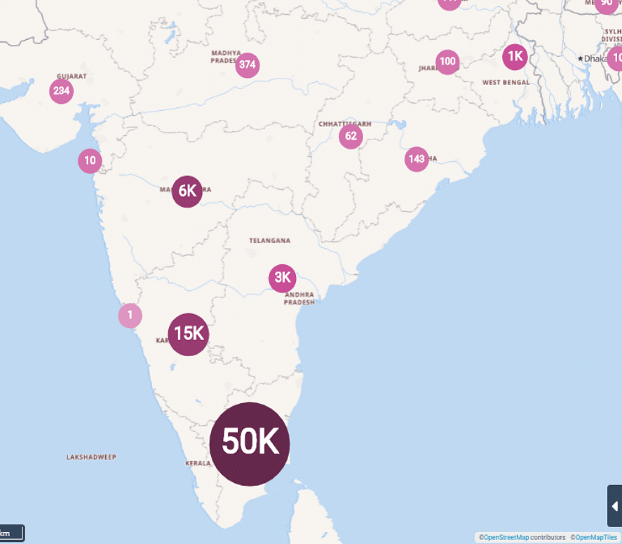 Tamil Nadu, Karnataka, Maharashtra, Delhi and Bengal have engaged most with #StopHindiImposition.