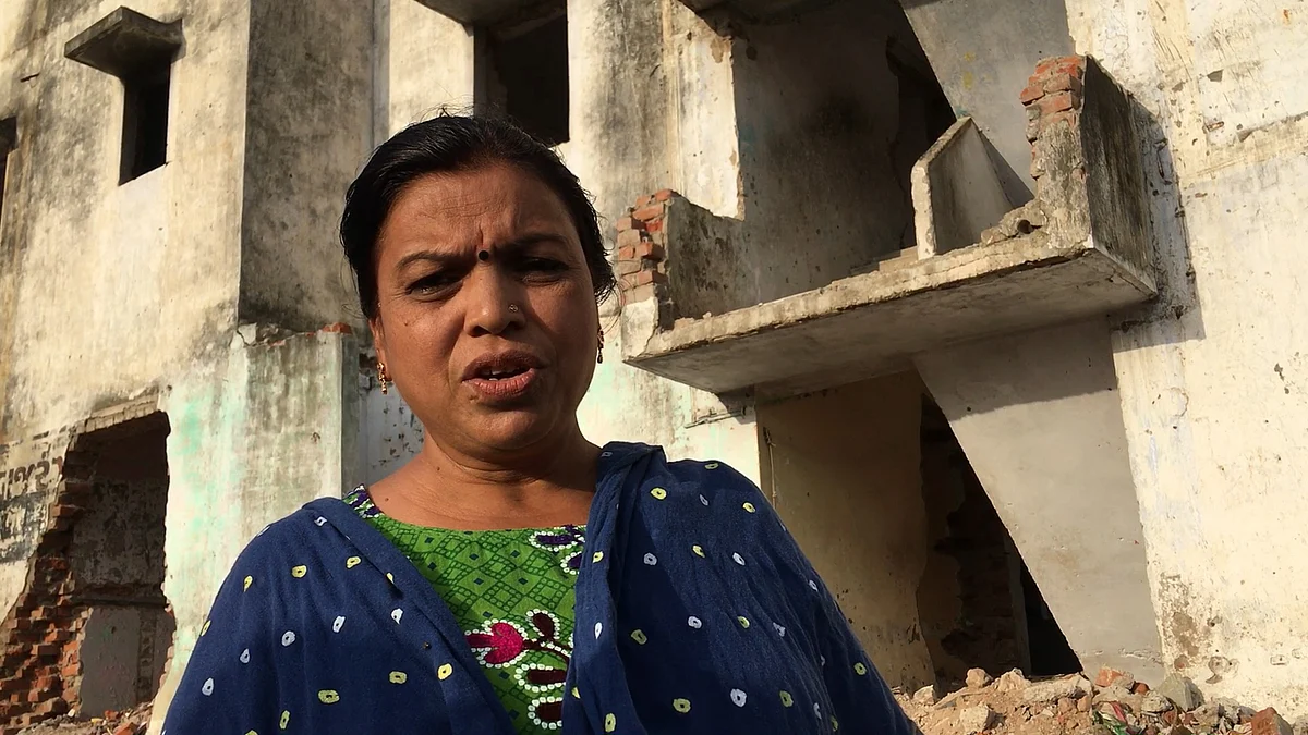 Maya Naik is a diamond polisher who purchased a flat in the low income housing scheme before it was demolished on a power of attorney.
