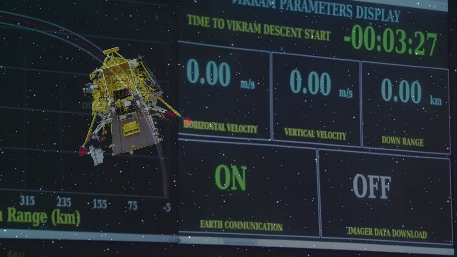 Communication was lost with Vikram Lander of the Chandrayaan-2 mission when it was just 2.1 km from the surface of the Moon.