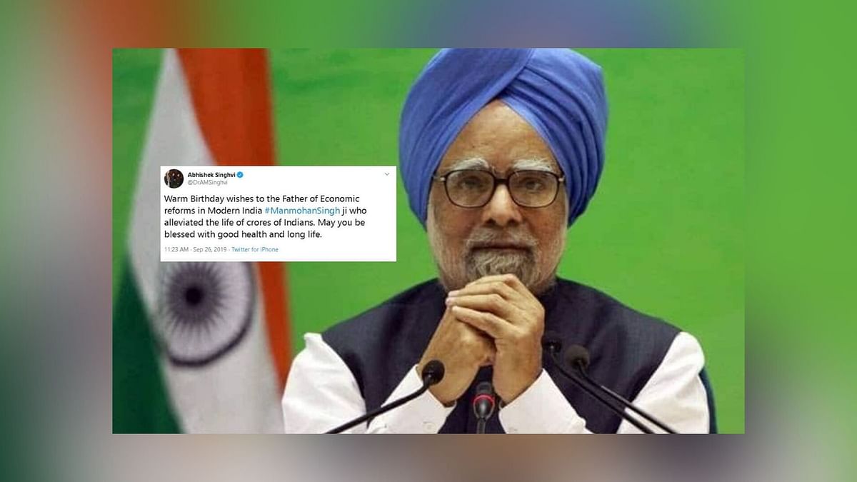 Twitter Heaps Praise On Former PM Manmohan Singh On His Birthday